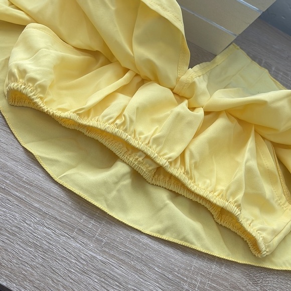 Yellow Crop Top l SIZE S - Picture 5 of 7